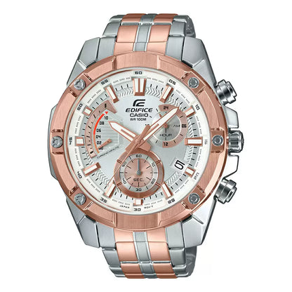 EX429 | CASIO Edifice Two-Tone Chronograph - Men's Watch