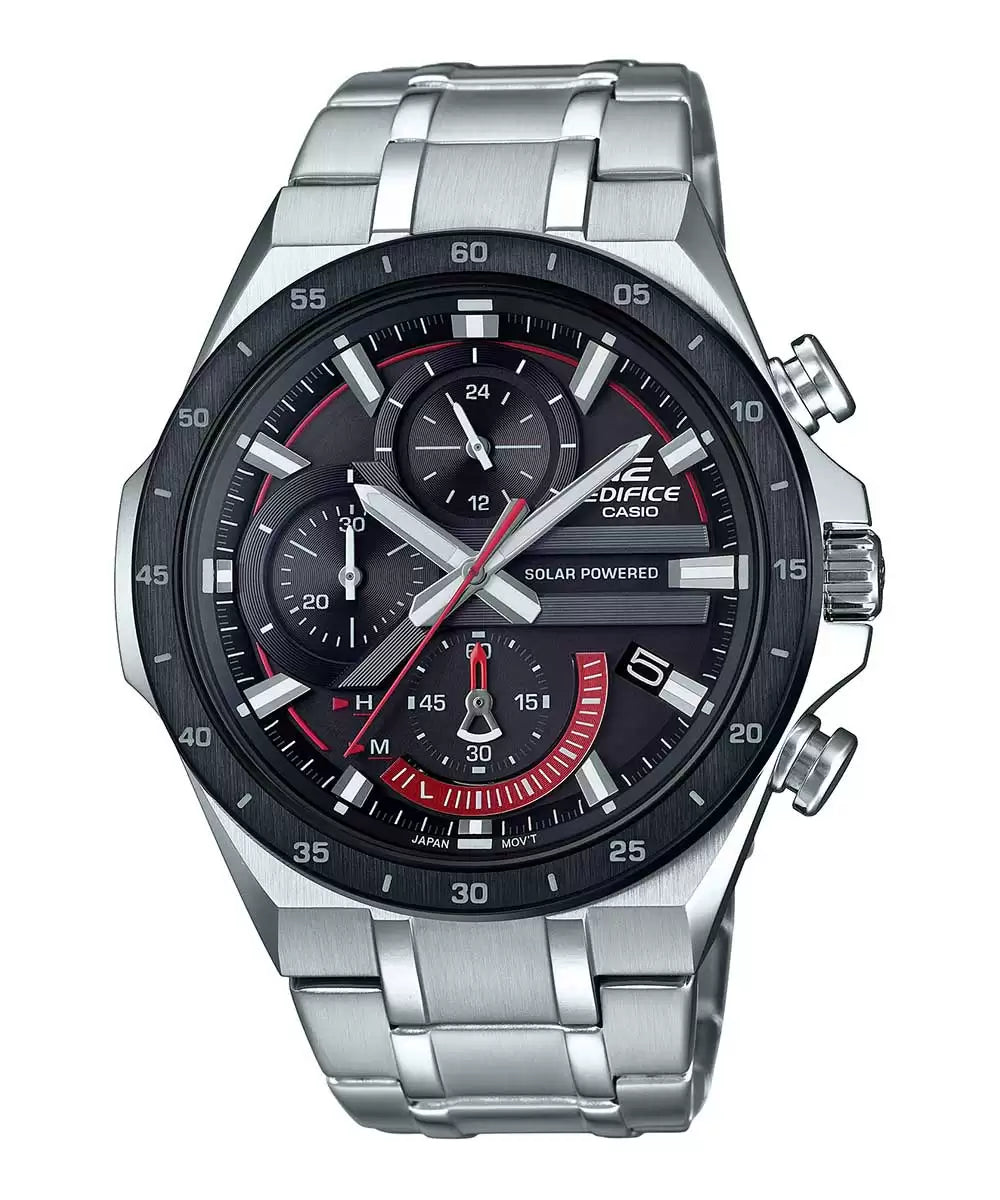 EX440 | CASIO Edifice Silver Chronograph - Men's Watch