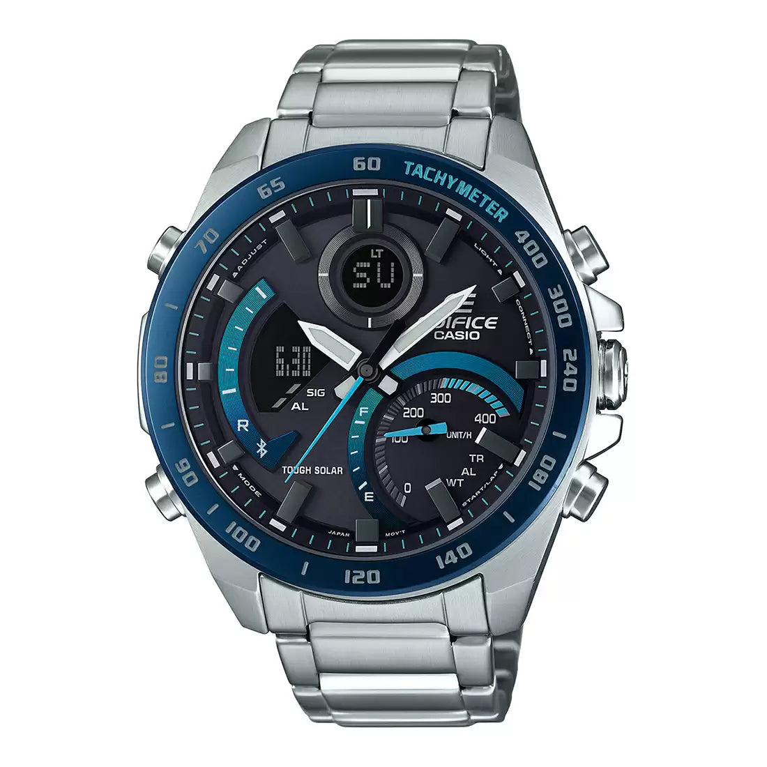 EX500 | CASIO Edifice Silver Bluetooth Connect - Men's Watch