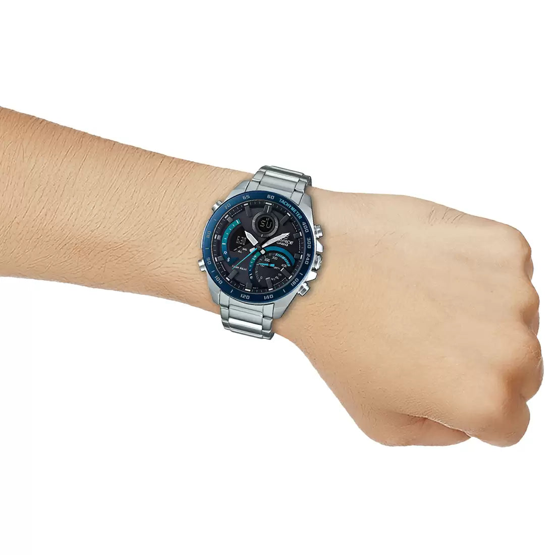 EX500 | CASIO Edifice Silver Bluetooth Connect - Men's Watch