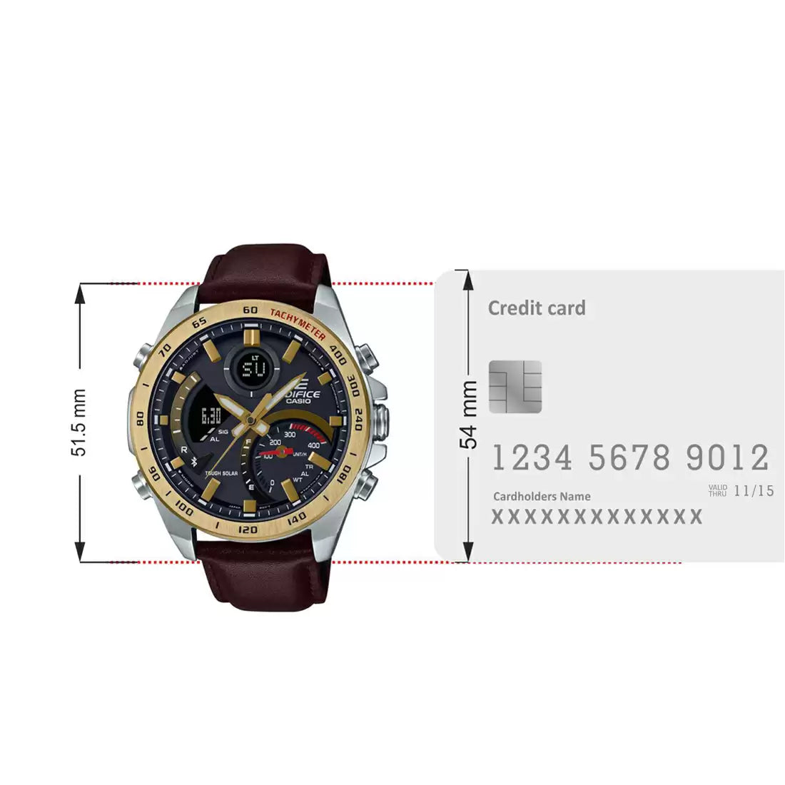 EX530 | CASIO Edifice Brown Bluetooth Connect - Men's Watch