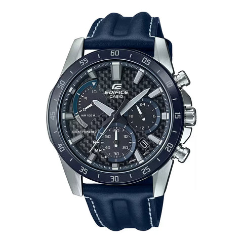 EX535 CASIO | Edifice EQS-930BL-2AVUDF Blue Solar Chrono Watch (Men) - Buy Now at Sai Creations Watches