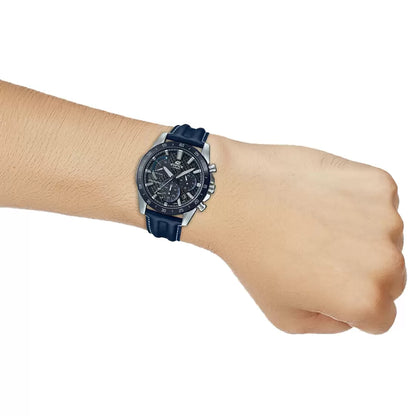 EX535 | CASIO Edifice Blue Solar Chronograph - Men's Watch