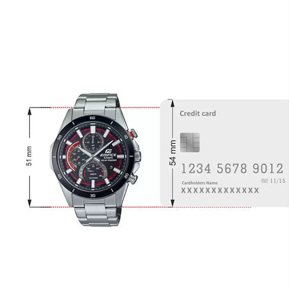 EX539 | CASIO Edifice Black Chronograph - Men's Watch