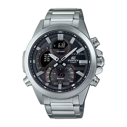 EX545 | CASIO Edifice Silver Bluetooth Connect - Men's Watch