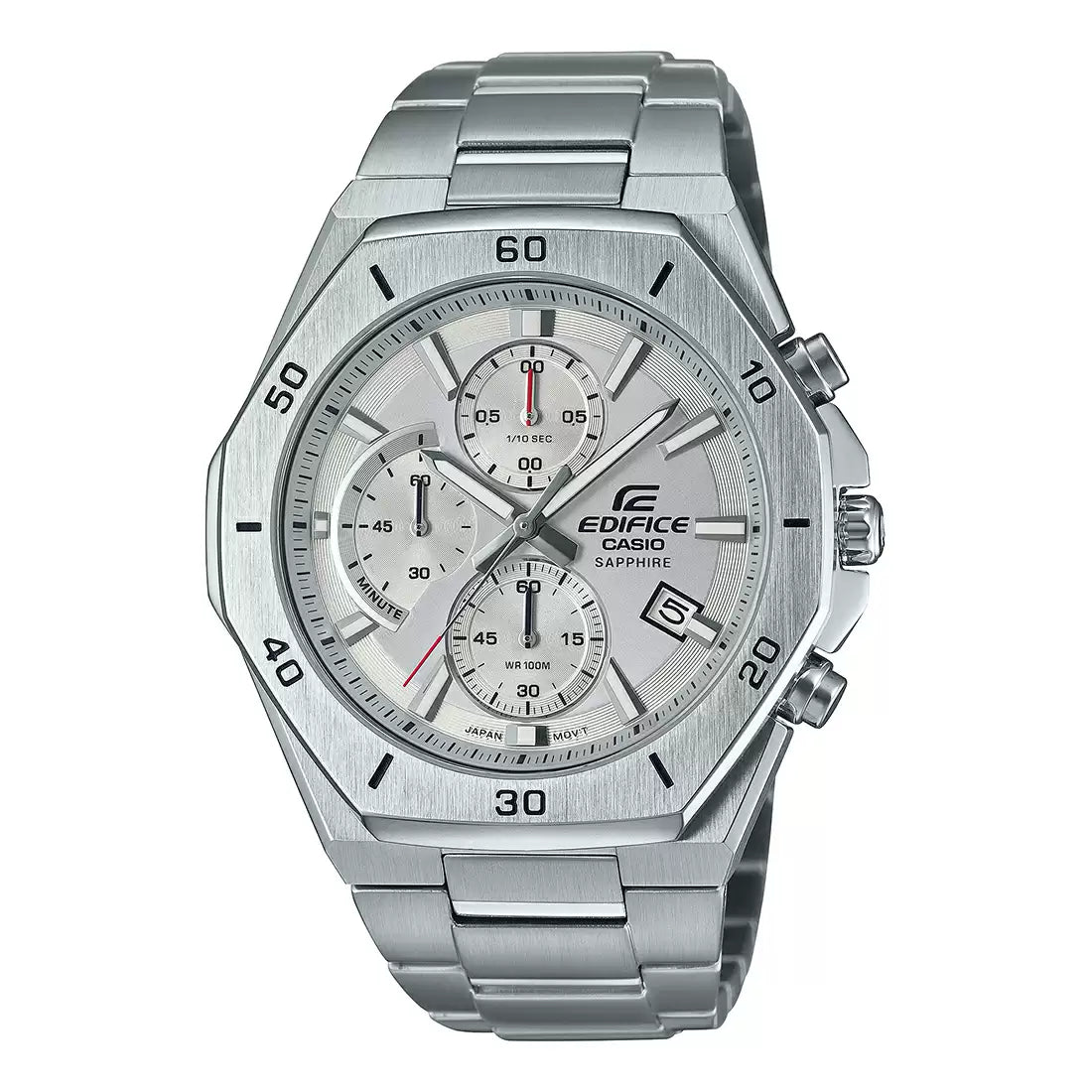 EX552 Casio | EDifice EFB-680D-7AVUDF Silver Dial St Steel Band Watch (Men)