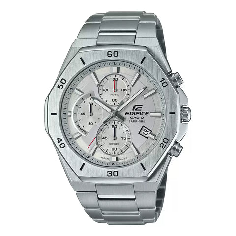 EX552 Casio | EDifice EFB-680D-7AVUDF Silver Dial St Steel Band Watch (Men) - Buy Now at Sai Creations Watches