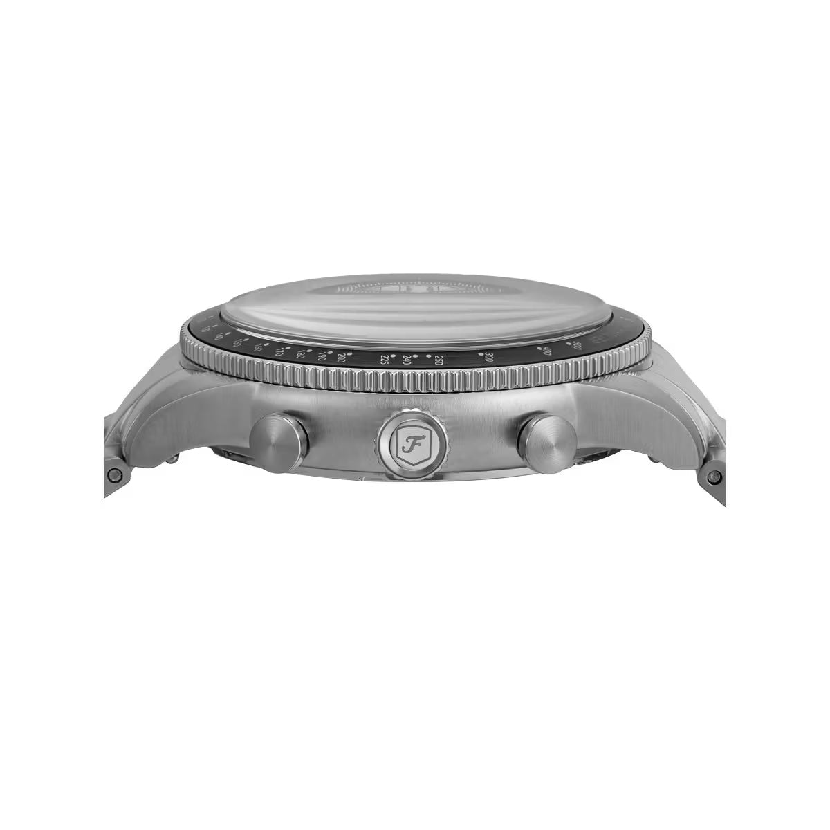 Fossil Sport Tourer Quartz Black Dial Chronograph Stainless Steel Men Watch FS6045