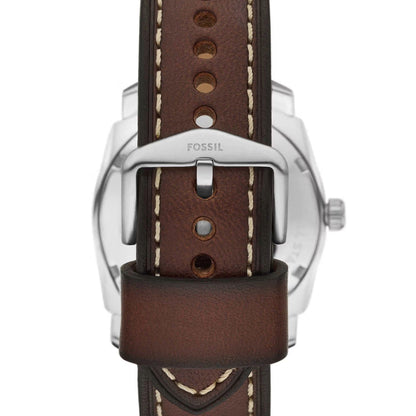 Fossil Machine Three-Hand With Date Black Dial Men Watch With Bracelet FS6081SET