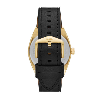 Fossil Everett Quartz Black Dial Analog Traditional Men's Watch FS6089