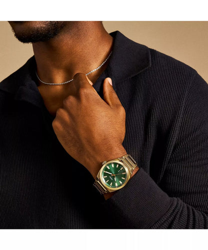 FS6090 FOSSIL | Everett Green Dial Analog Watch (Men)