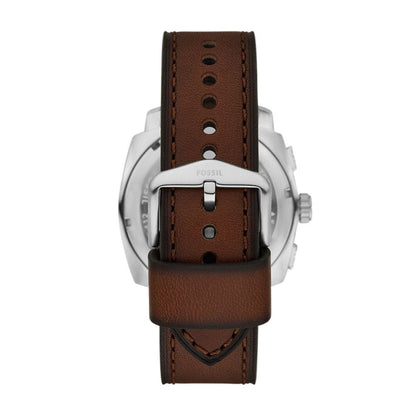 Fossil Machine Quartz Green Dial Analog Chronograph Men Watch FS6100