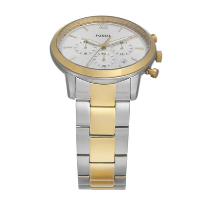 Fs6112 Fossil Neutra Chronograph Two-Tone Stainless Steel Watch Men Watch FS6 ...