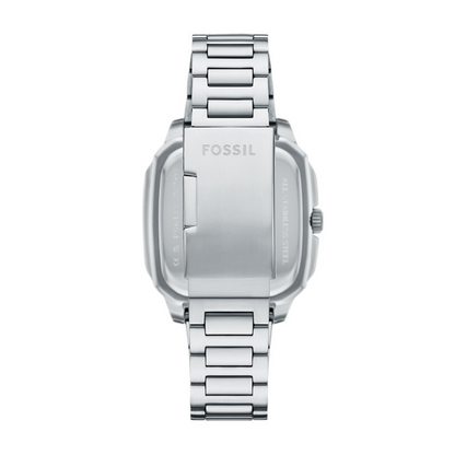 Fossil Crosby Blue Dial With Roman Number Stainless Steel Men's Watch FS6121