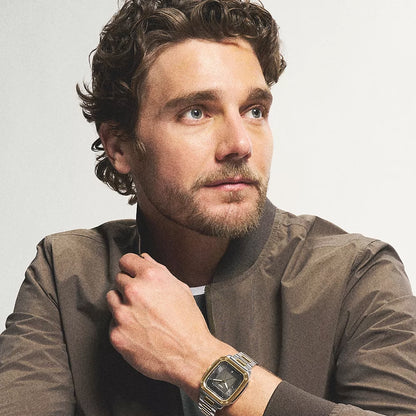 Fossil Quartz Black Dial With Date Three-Hand Men Watch FS6123