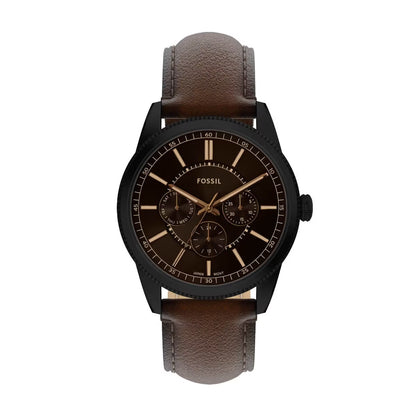Fossil Pearson Quartz Black Dial Multi-Function Men's Watch FS6138