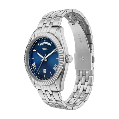 Fossil Campbell Blue Dial With Date Analog Watch For Men FS6140