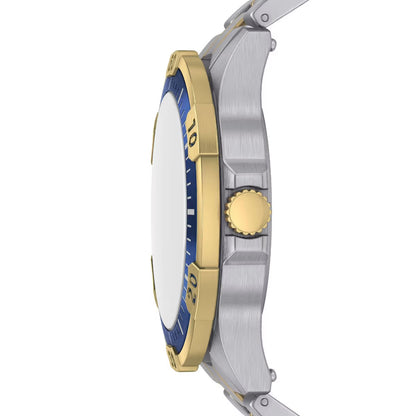 Fossil Garrett Quartz Blue Dial Multi-Function Watch For Men FS6146