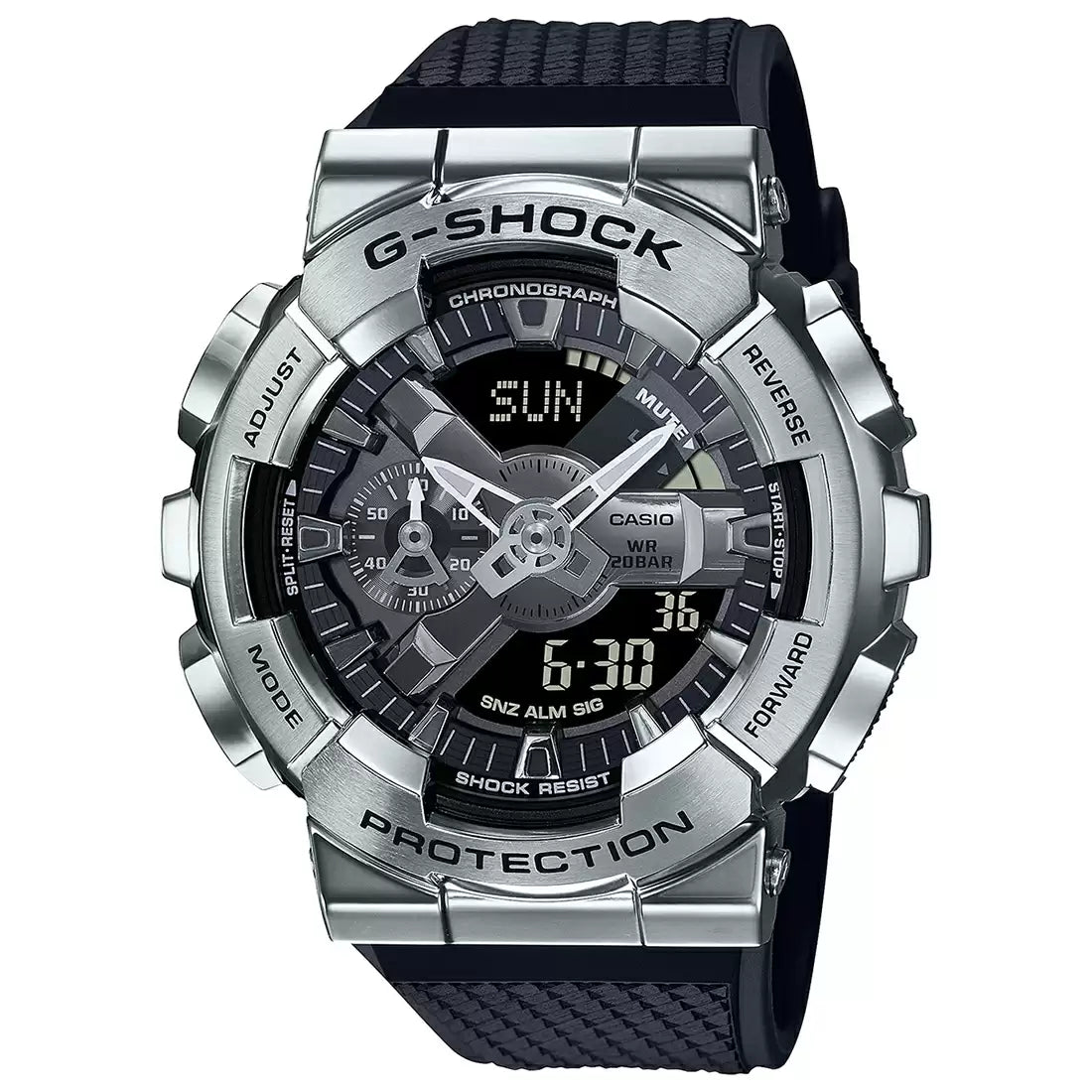 G1051 | CASIO G-SHOCK GM-110-1ADR Black Analog-Digital - Men's Watch