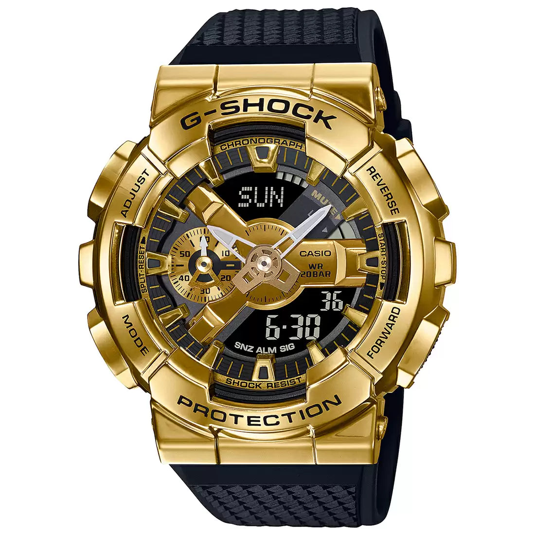 G1053 | CASIO G-SHOCK GM-110G-1A9DR Black Analog-Digital - Men's Watch