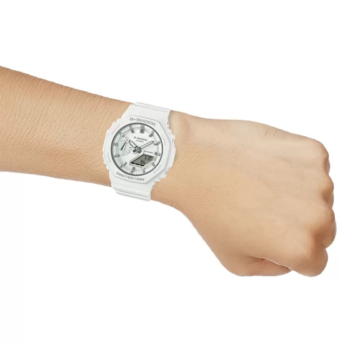 Casio G-SHOCK GMA-S2100-7ADR - G1110 White Carbon Core Guard - Women's Watch
