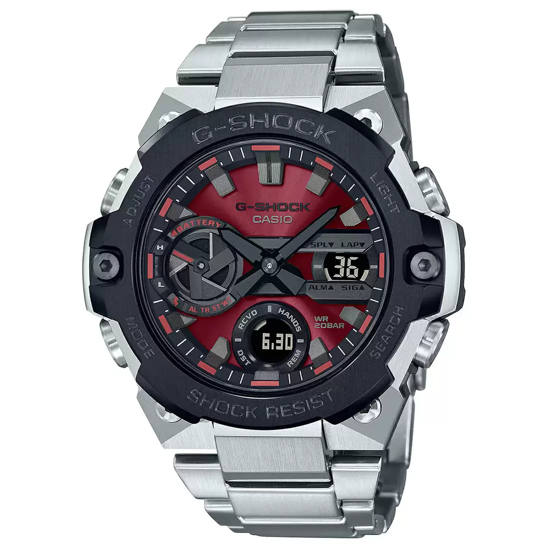 G1123 | CASIO G-SHOCK GST-B400AD-1A4DR Silver G-Steel - Men's Watch