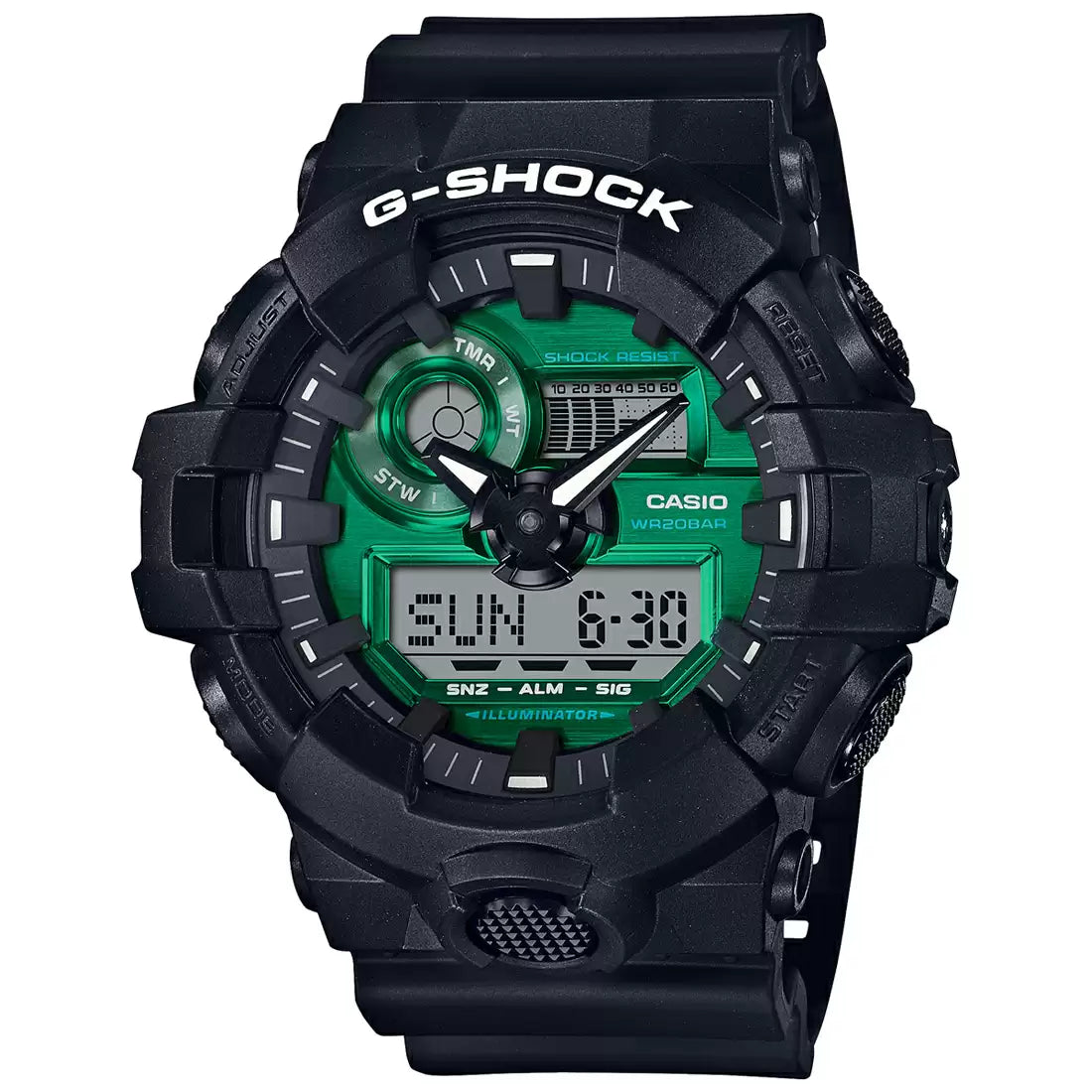 G1128 | CASIO G-SHOCK GA-700MG-1ADR Black Analog-Digital - Men's Watch