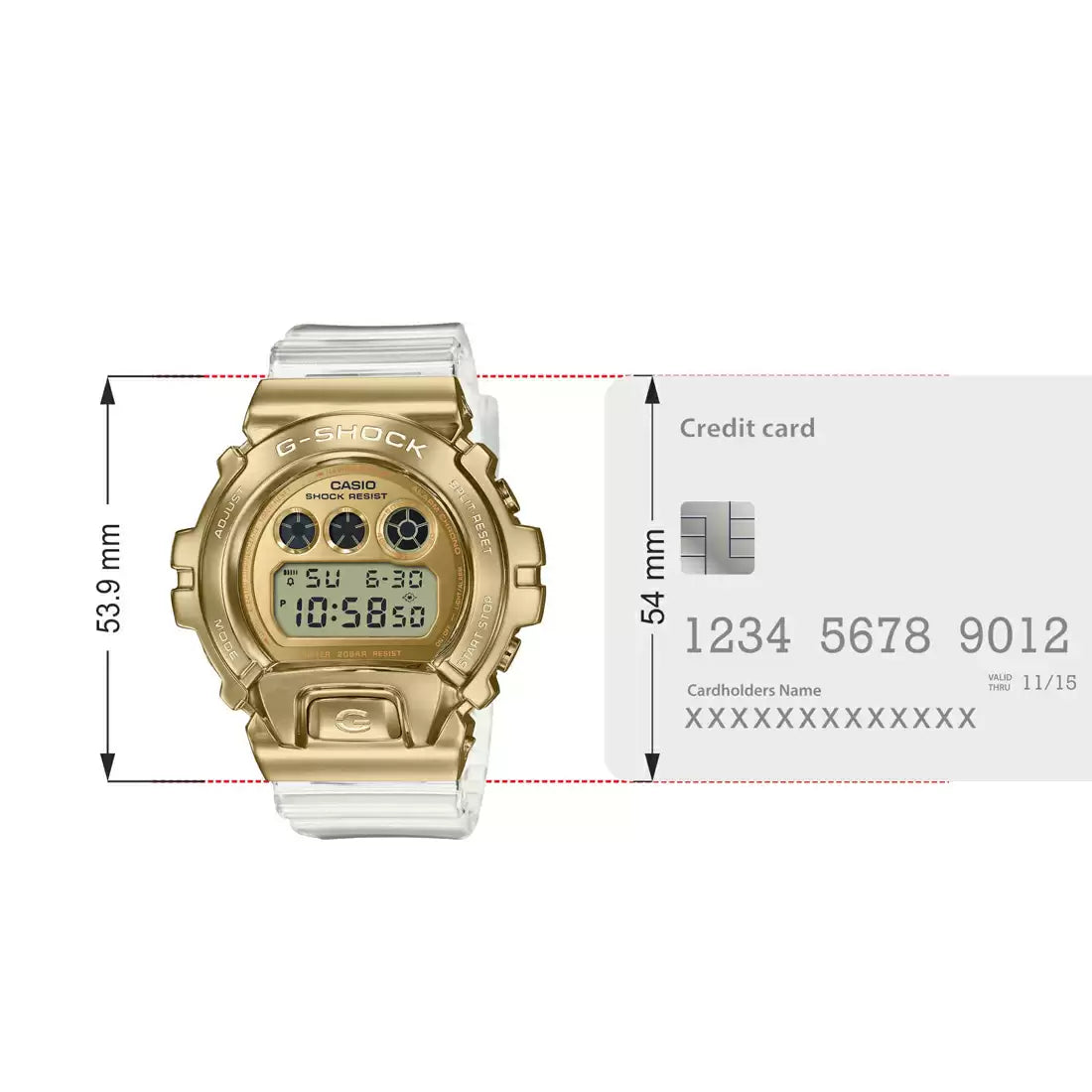 G1145 | CASIO G-SHOCK GM-6900SG-9DR White Skeleton Series - Men's Watch