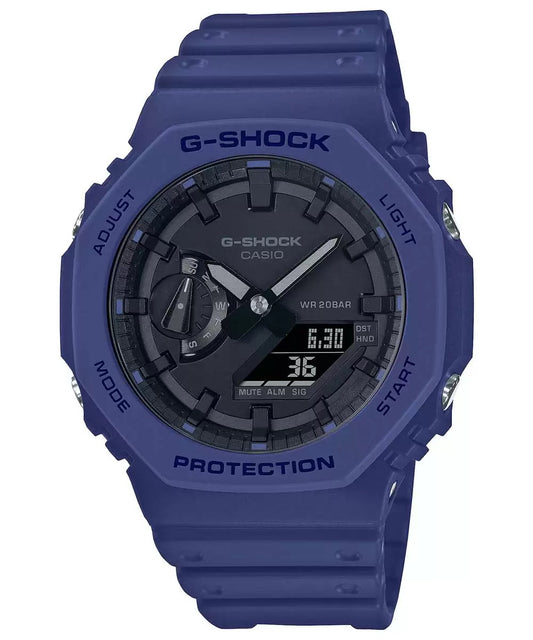 G1156 CASIO | G-SHOCK GA-2100-2ADR Blue Carbon Core Guard Men’s Watch