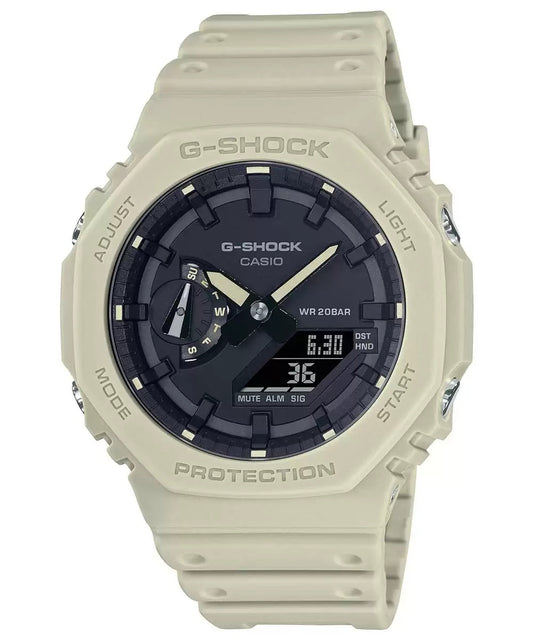 G1157 CASIO | G-SHOCK GA-2100-5ADR Beige Carbon Core Guard Men’s Watch