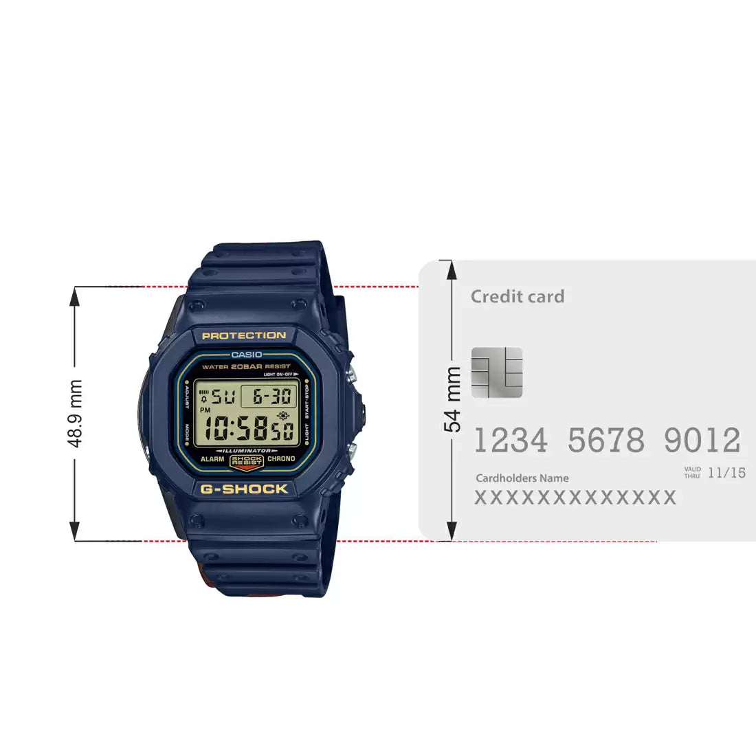 Casio G-SHOCK DW-5600RB-2DR - G1172 Blue Origin - Men's Watch