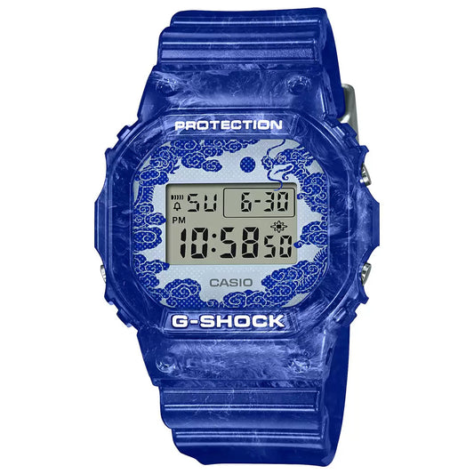 G1255 CASIO | G-SHOCK DW-5600BWP-2DR Blue Digital Men’s Watch