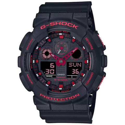 G1310 CASIO | G-SHOCK GA-100BNR-1ADR Black Analog-Digital Men's Watch - Buy Now at Sai Creations Watches