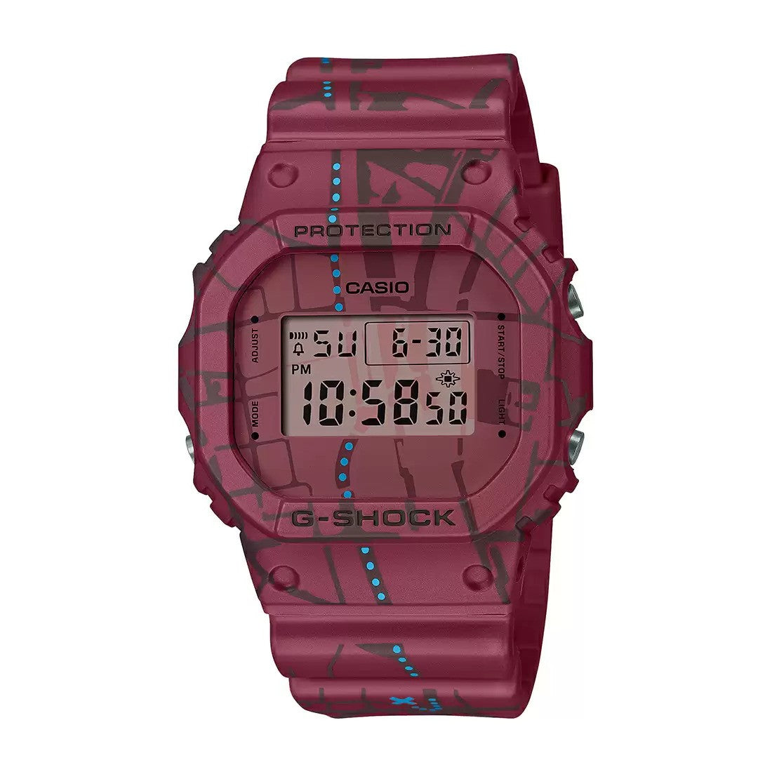 G1361 CASIO | G-Shock DW-5600SBY-4DR Retro Street Culture Digital Men's Watch