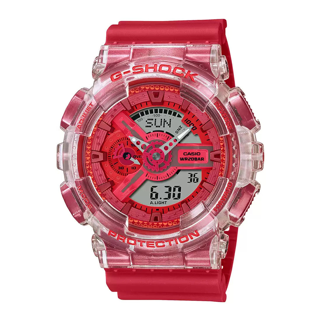 G1366 CASIO | G-Shock GA-110GL-4ADR Red Analog-Digital Men's Watch