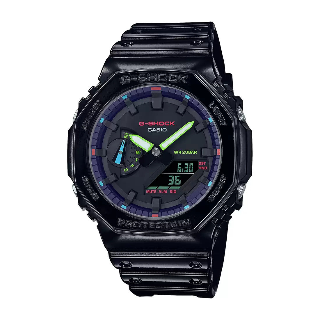 G1367 CASIO | G-Shock GA-2100RGB-1ADR Virtual Rainbow Men's Watch