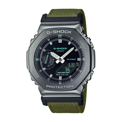 G1374 CASIO | G-Shock GM-2100CB-3ADR Green Combination Men's Watch - Buy Now at Sai Creations Watches