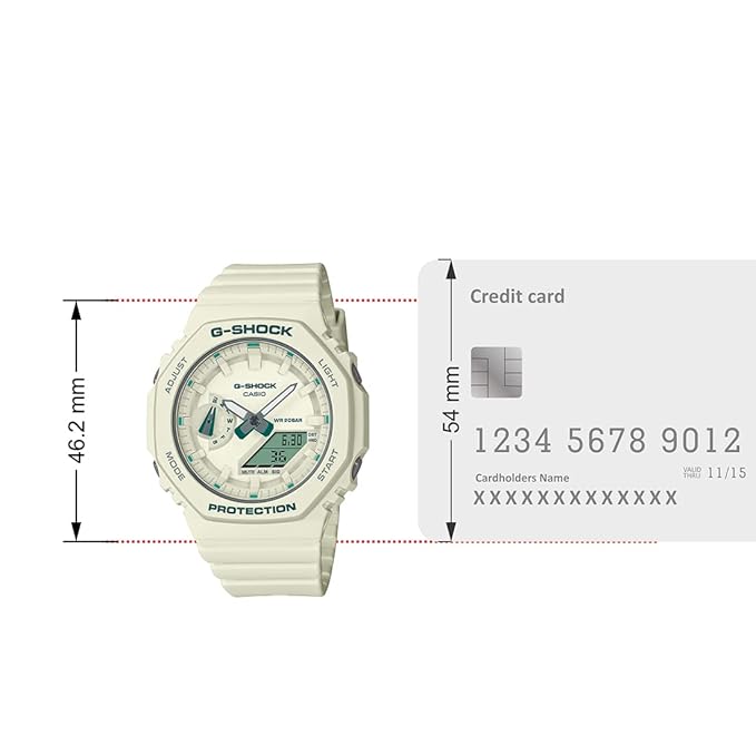 Casio G-SHOCK GMA-S2100GA-7ADR G1377 White Dial Women Watch