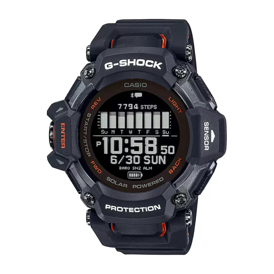 G1381 CASIO | G-Shock GBD-H2000-1ADR Black G-Squad Men's Watch