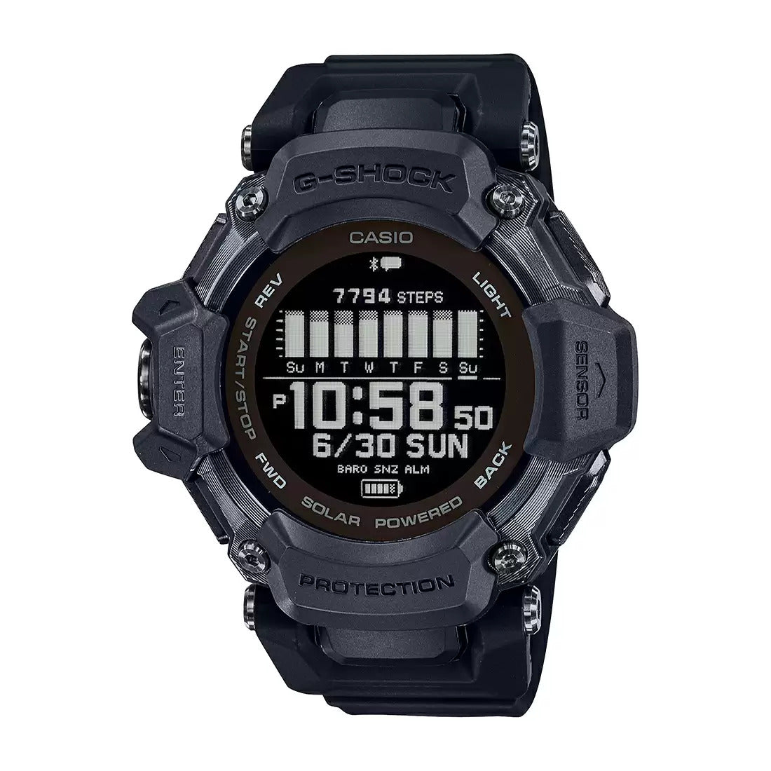 G1382 CASIO | G-Shock GBD-H2000-1BDR Black G-Squad Men's Watch