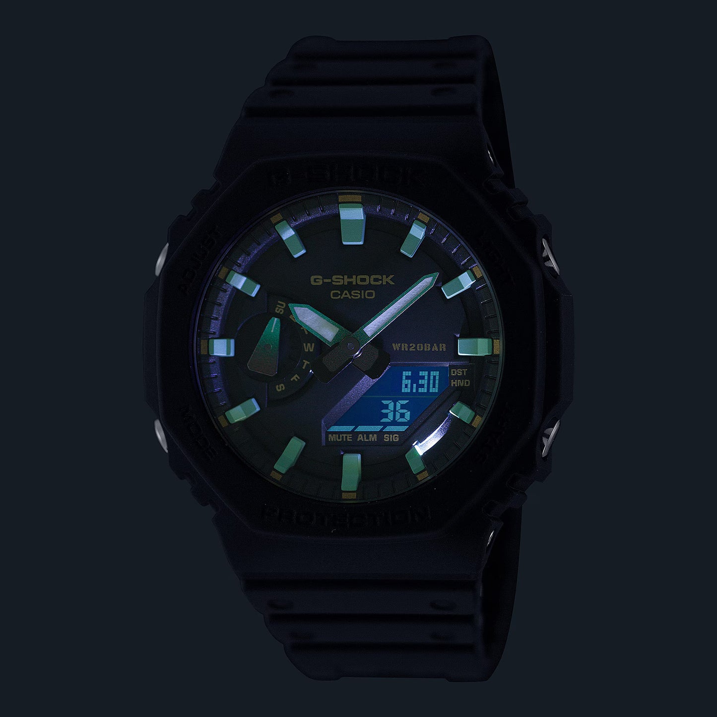 G1388 CASIO | G-Shock GA-2100RC-1ADR Black Watch (Men)