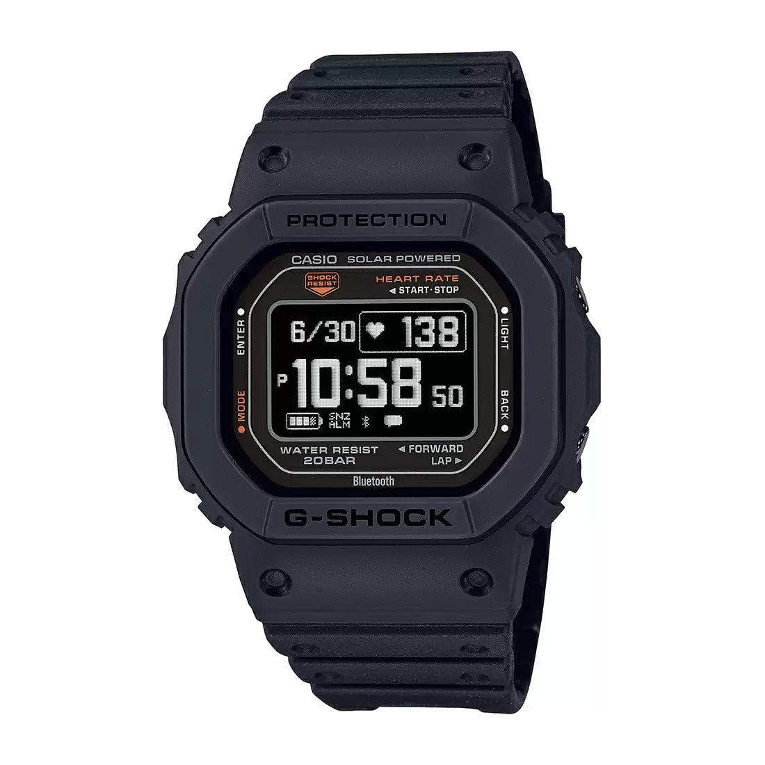 G1403 CASIO | G-Shock DW-H5600-1DR Black G-Squad Watch (Men)