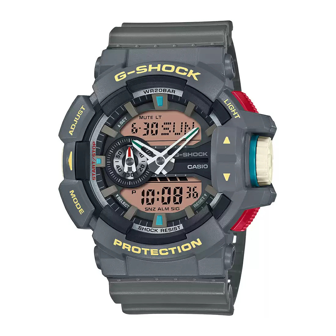 G1429 CASIO | G-Shock GA-400PC-8ADR Analog-Digital Grey Watch (Men)