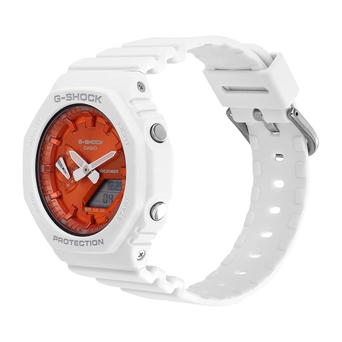 Casio G-SHOCK GMA-S2100WS-7ADR - G1491 Analog-Digital Orange Dial Women Watch