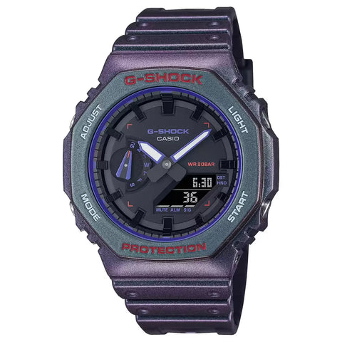 G1496 CASIO | G-Shock GA-2100AH-6ADR Blue Dial Watch (Men) - Buy Now at Sai Creations Watches