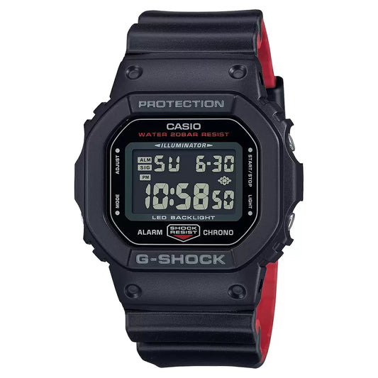 G1515 CASIO | G-Shock DW-5600UHR-1DR Digital Black Watch (Men)