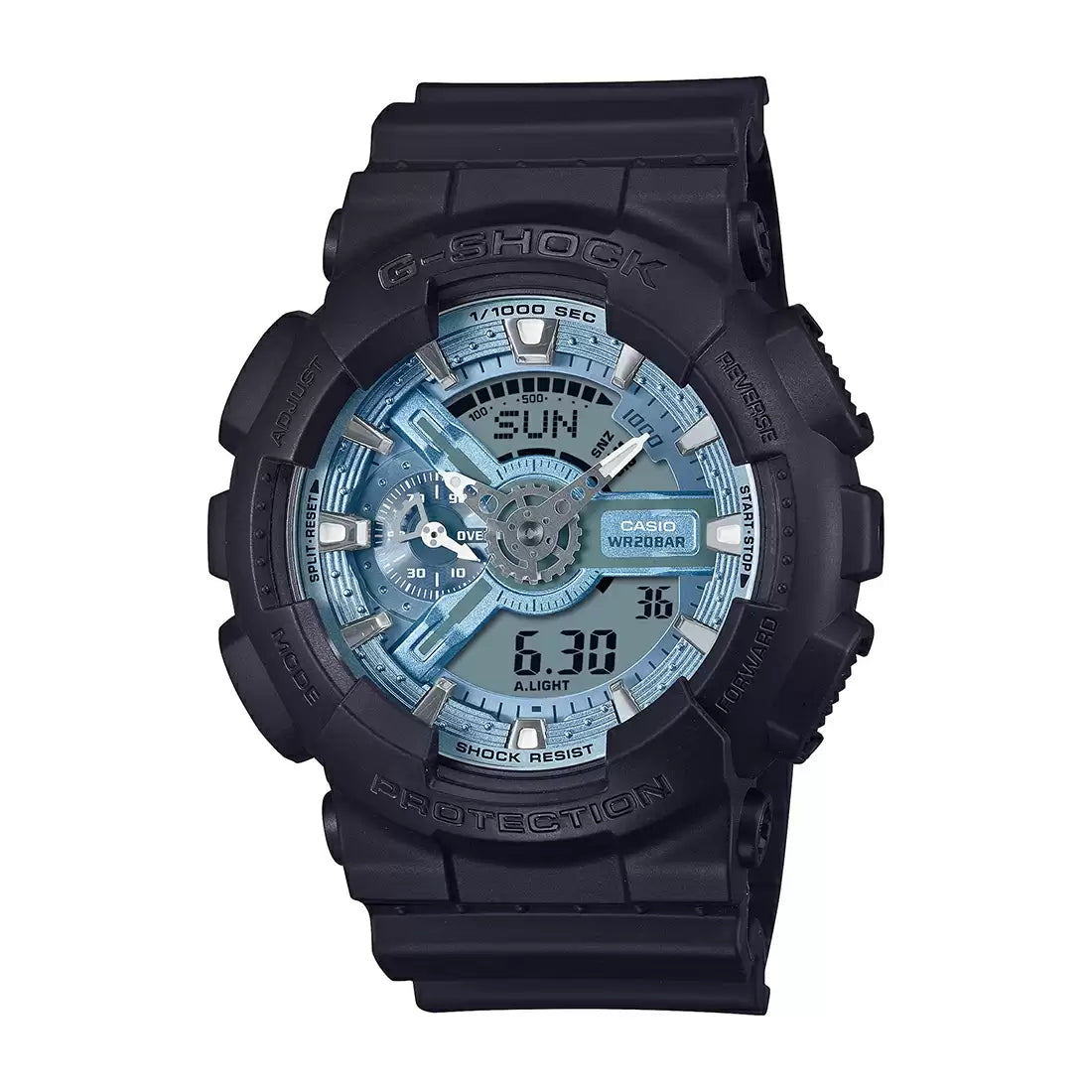 G1518 CASIO | G-Shock GA-110CD-1A2DR Ice Blue Dial Watch (Men)