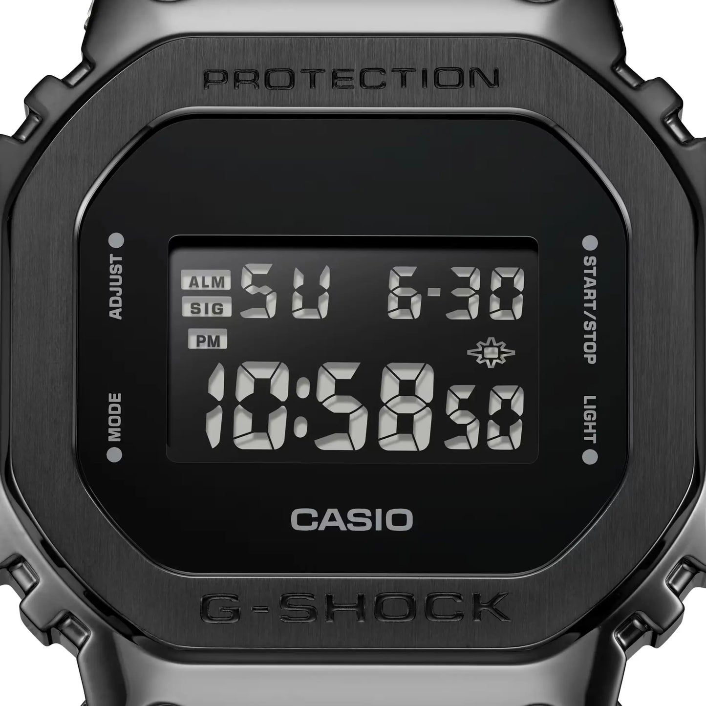 G1527 CASIO | G-Shock GM-5600UB-1DR Digital Dial Black Watch (Men)