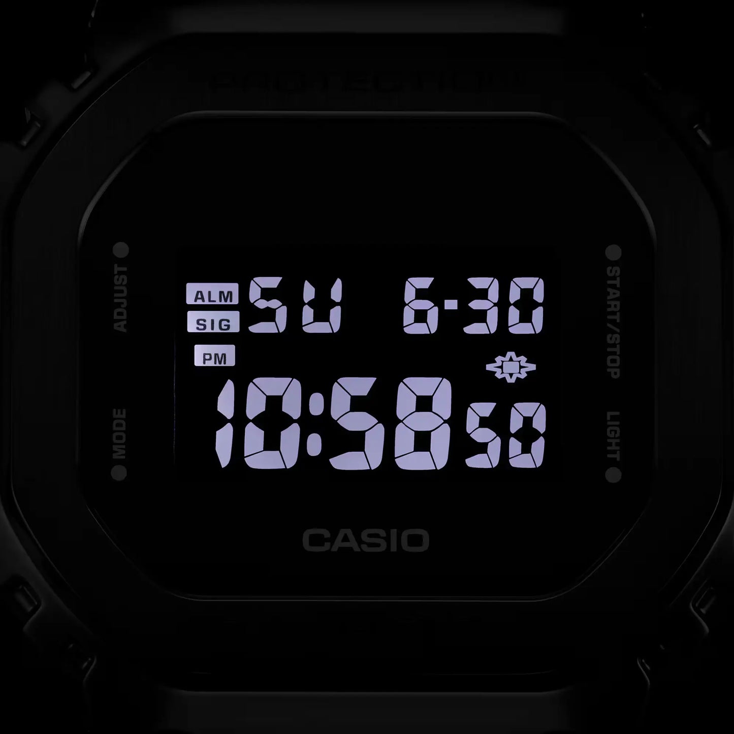 G1527 CASIO | G-Shock GM-5600UB-1DR Digital Dial Black Watch (Men)