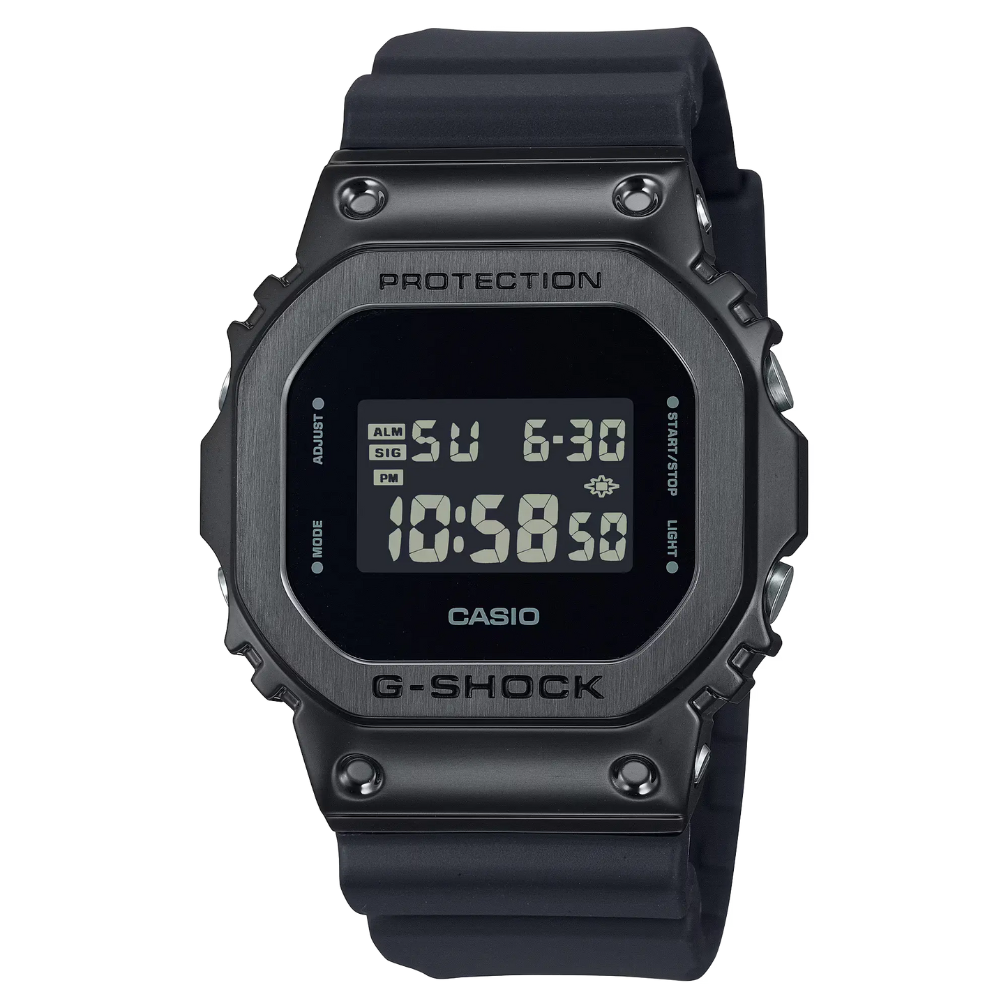 G1527 CASIO | G-Shock GM-5600UB-1DR Digital Dial Black Watch (Men)